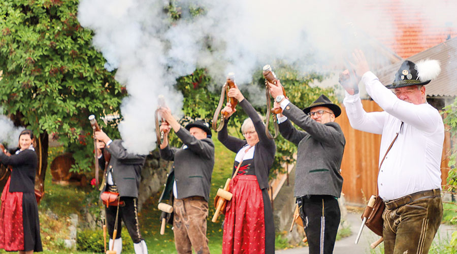 die Böllerschützen aus Deutschland