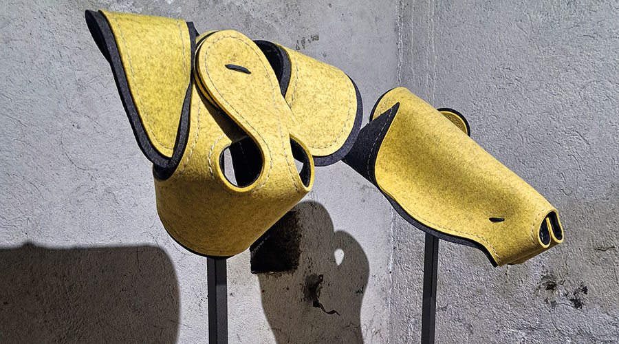 Eine Arbeit von  Antoinette Bader  (Foto Archiv Fliri)