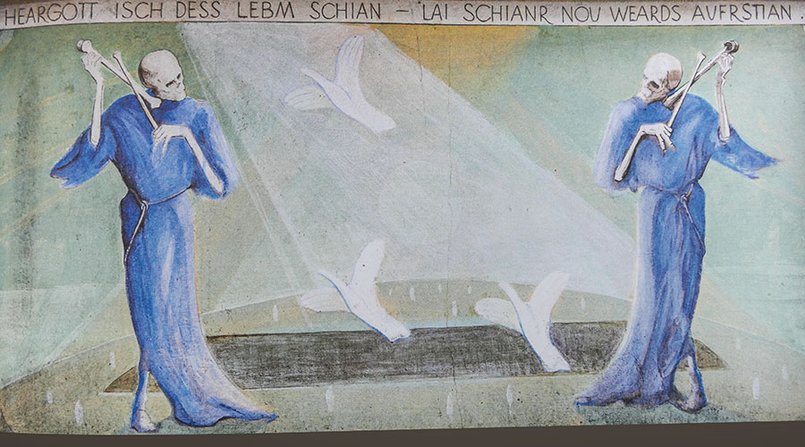 TONZN TIAN MIAR OLLE GEARN - LAI NIT MIT SOU DURRE HEARRN.  (Tanzen tun wir alle gern - nur nicht mit so dürren Herren.)