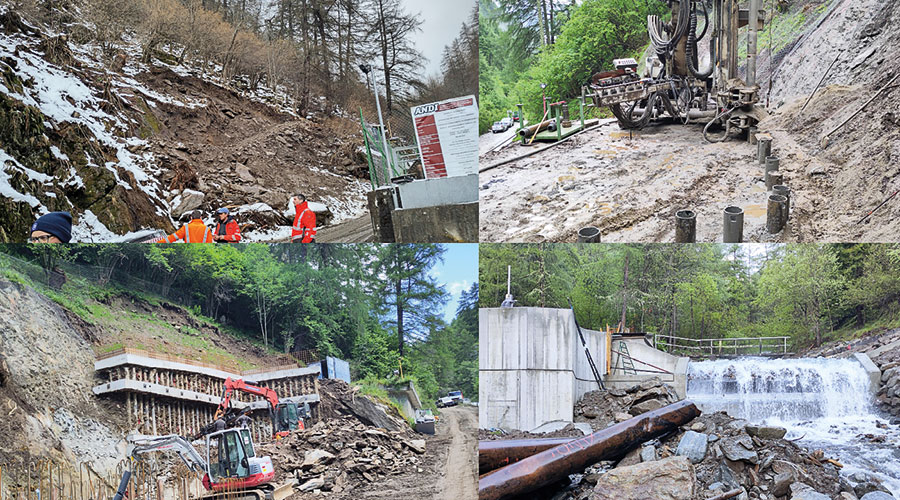 der Bau für die Fassung Zahlwahl Herausfordernde Baustellen in Schlandraun