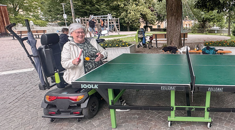 Gerlinde in Aktion