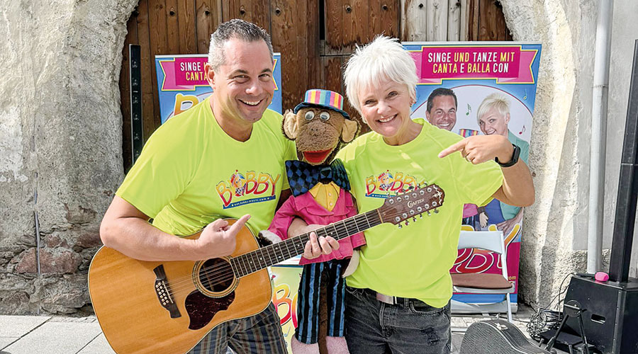 das Zirkusäffchen Bobby sorgte für gute Stimmung
