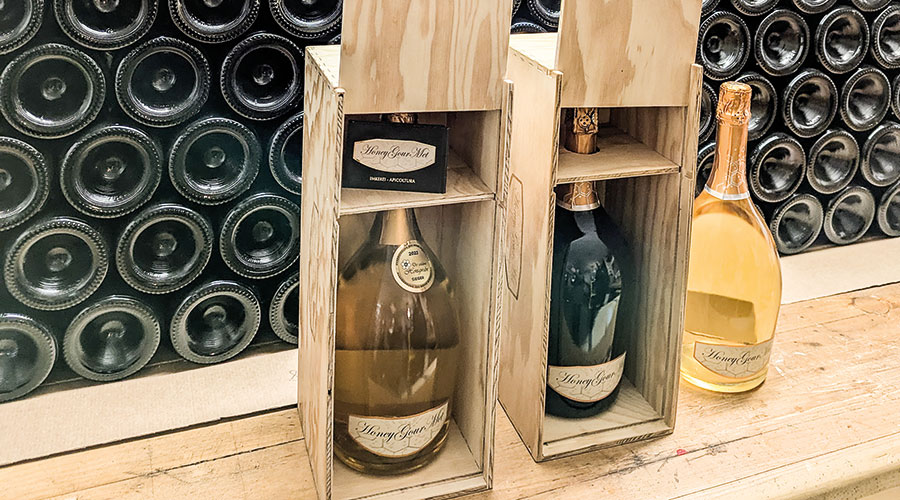 Heuer sind es tausend Flaschen, bald schon sollen es mehr sein