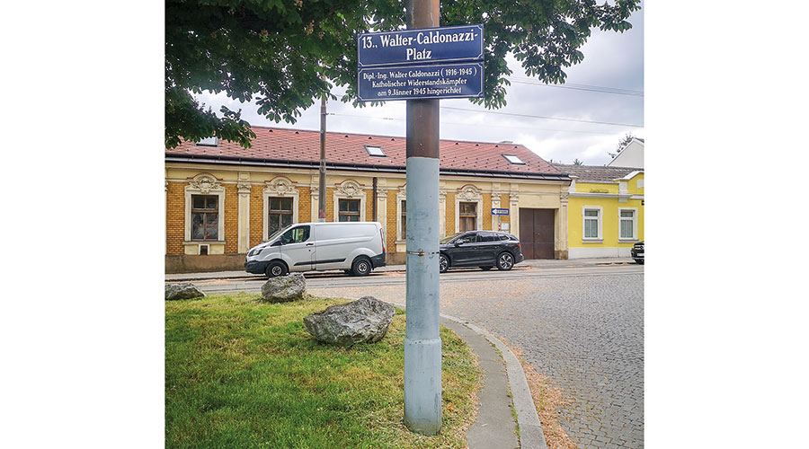 Walter-Caldonazzi-Platz in Wien Hietzing