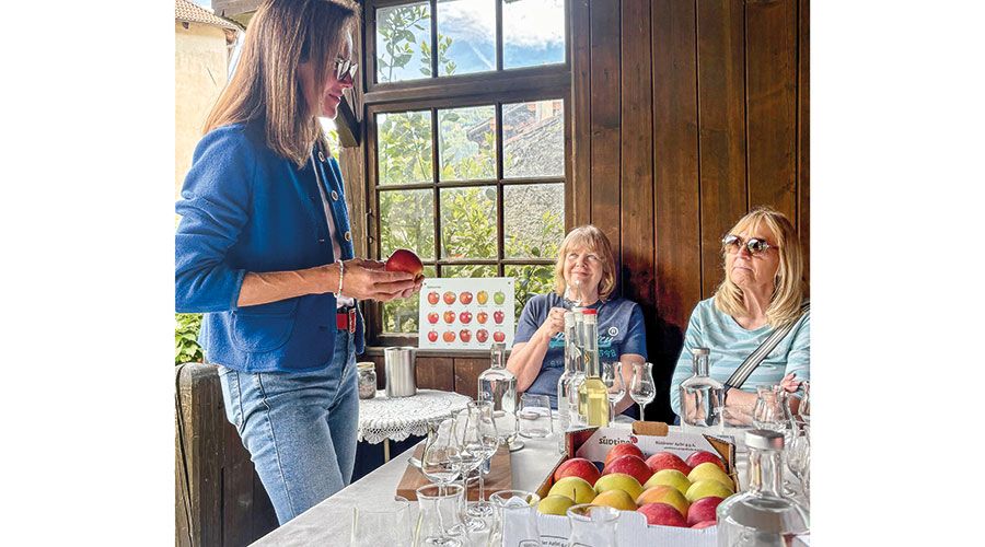 Verkostung Apfel im Glas