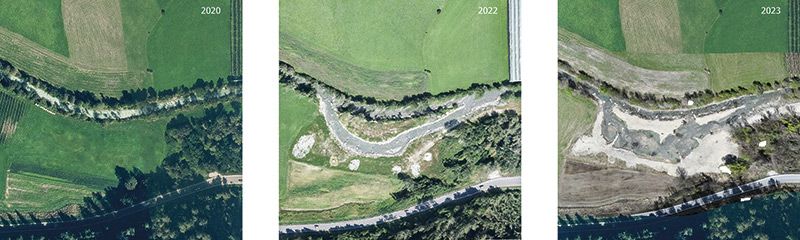 Rambach Vergleich v. l.: 2020 - 2022 - 2023