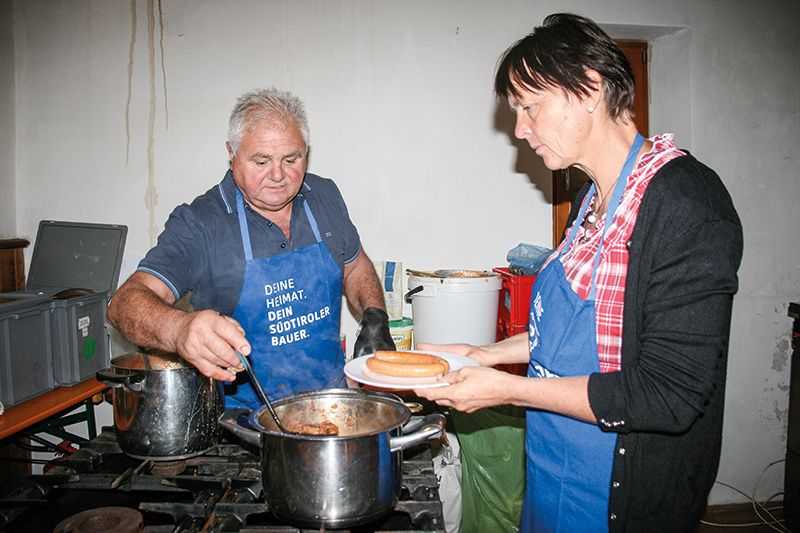 Walter Sagmeister mit Petra Wallnöfer