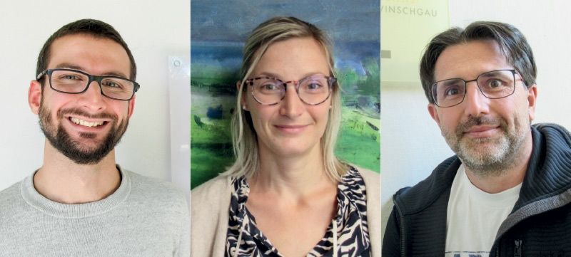 v. l.: Tobias Stecher, Geschäftsführer vom Jugenddienst Obervinschgau, Michaela Platzer, Vize-Bürgermeisterin und Referentin für Jugend der Gemeinde Prad, Michael Kneissl, Geschäftsführer vom Jugenddienst Mittelvinschgau