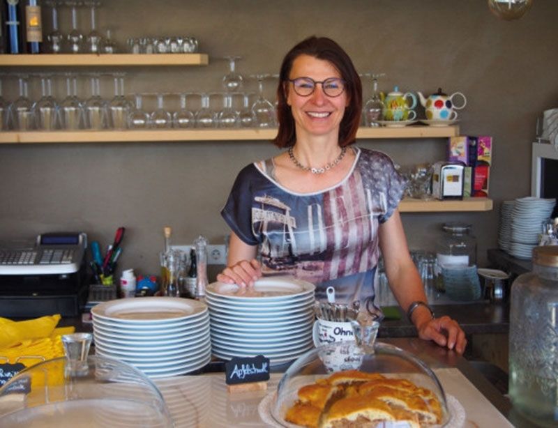 Lydia Thanei, die das „Café Margronda“ beim Pflanzgarten oberhalb von Tartsch geführt hat, hat gekündigt 