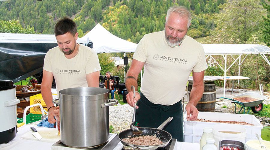 Hannes Noggler und Andreas Pobitzer haben aufgekocht