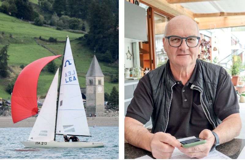 Arnold Ortler aus Prad ist der neue Präsident des Segelvereins Reschensee, dem höchstgelegenen See mit Seglern in der EU