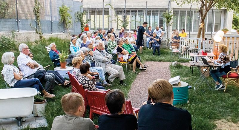 Voll besetzer  Garten in der FinKa