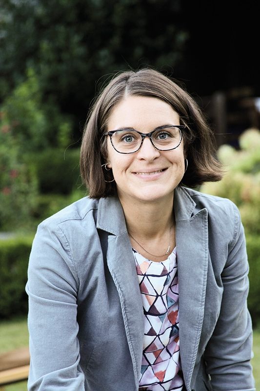 Sabine Kaserer stellte ihre Bachelorarbeit im Ansitz Gaudenturm in Partschins vor