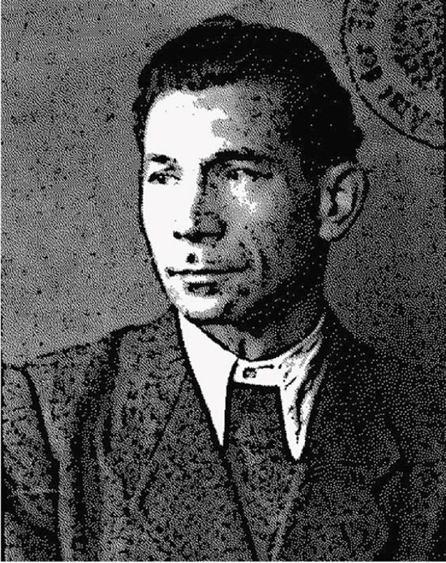 Johann ­Wielander aus Galsaun, 1937/38 Spanienkämpfer, schwer verwundet, 1939–41 in Frankreich interniert, 1941 Gesta-pohaft in Innsbruck, dann bis 1945 Häftling im KZ Dachau,  Foto: mit freundlicher Genehmigung  Tiroler Landesarchiv Innsbruck; aus Kastelbell-Tschars Gemeindebuch, 2020 - Herbert Raffeiner