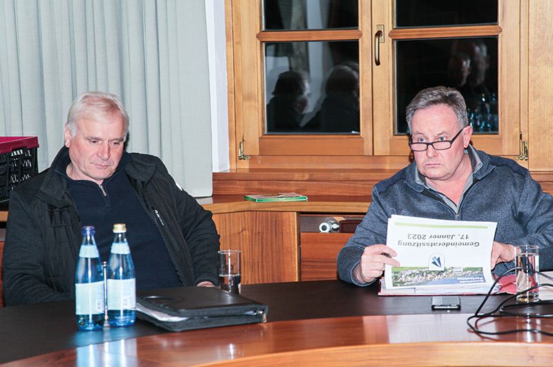 VizeBM Walter Laimer und BM Luis Forcher: Wir haben andere Prioritäten als das  Peter-Mitterhofer-Wohnhaus zu kaufen.
