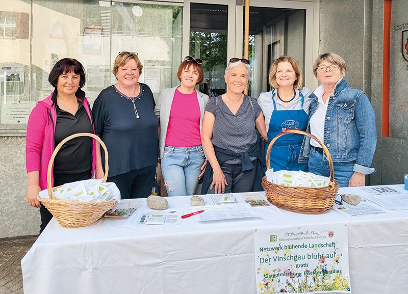 v. l.: Karin Fissneider, Helga Pircher, Karin Telfser, Ulrike Kofler, Katharina Doná, Emilia Tappeiner (es fehlen: Deborah Gander, Heidi Rechenmacher, Karlheinz Röggla)