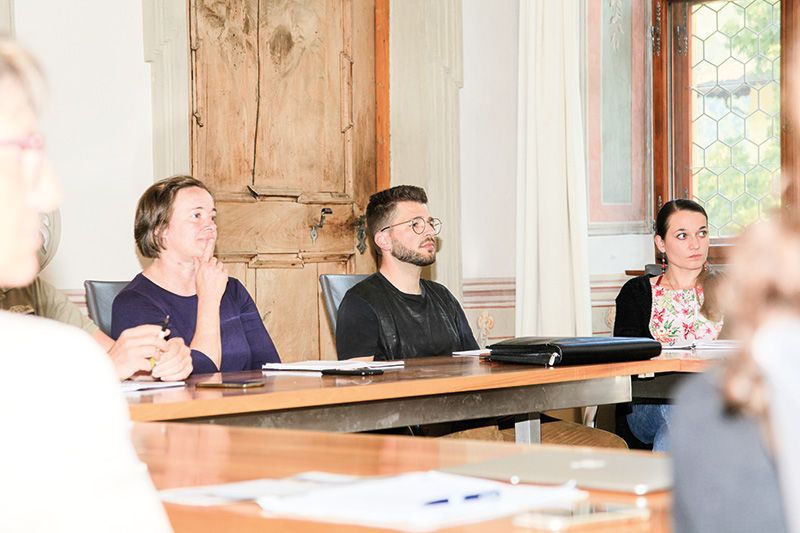 Die Gemeinde-refernt:innen v.l: Christine Kaaserer, Thomas Oberegelsbacher und Maria Pilser