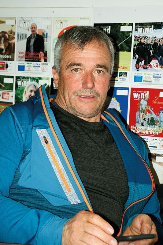 Martin Rinner aus Latsch ist seit 2018  VSS-Bezirksleiter im Vinschgau 