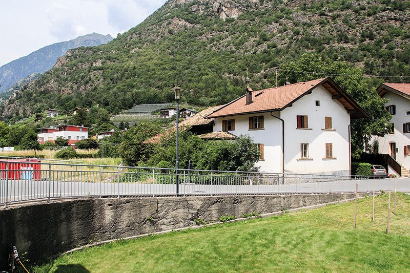 Das „Tschoggenhaus“ im Naturnser Ortsteil Kompatsch kann (noch) nicht „vergoldet“ werden