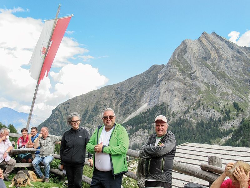 BMin Verena Tröger, MB Dieter Pinggera und BM Georg Altstätter. Sie begrüßten, moderierten und erläuterten. 