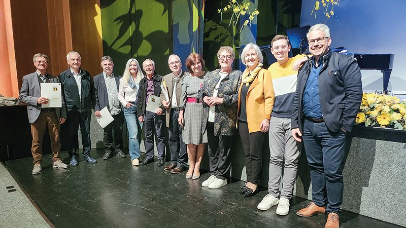 Robert Ruepp; Heini Riedl, Roger Wieser, Elisabeth Klotz, Wolfgang Muntetschiniger, Josef Trafoier, Erna Rauch, Christl Stocker Perkmann, Veronika Fliri, Rene Wieser und Andreas Oberhofer
