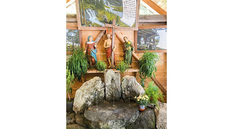 Hl. 3 Brunnen Kapelle - mit Legende