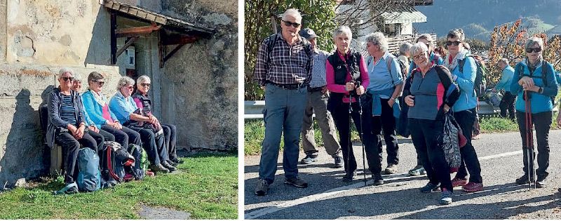 Bei der Abschlusswanderung im Eisacktal genossen die Seniorinnen und Senioren im ASV Mals/Oberland die Bewegung, die Geselligkeit und die schmackhaften Törggelegerichte