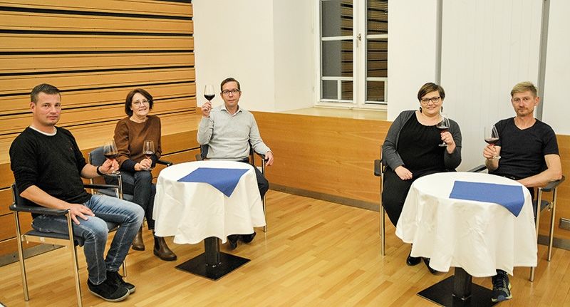 v. l: Andreas, Heidemarie, Florian, Melanie und Heinz