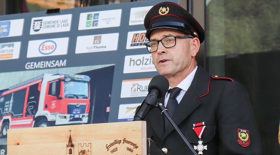 « Es ist ein Freudentag für die Bevölkerung und darüber hinaus. Ein solches Projekt braucht einen starken Willen. Danke fürs Durchhalten und Anpacken.  Eigenverwaltung Eyrs Reinhard Kurz