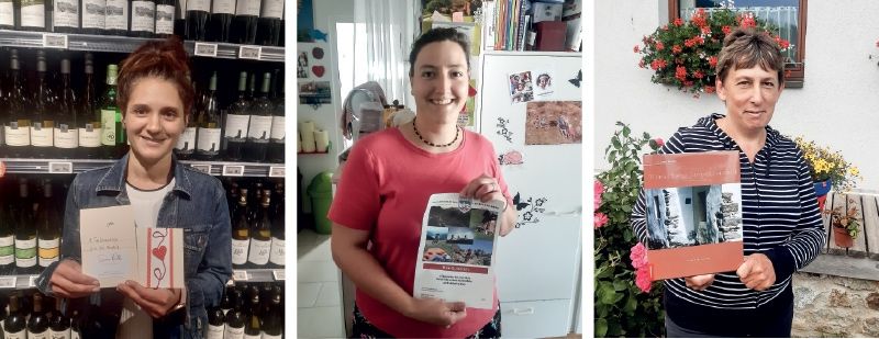 v. l. Susanne Pinggera, Hanna Stampfer und Sigrid Plangger welche sich über einen Massagegutschein bei Pazeller Seraina, einer E-Bike Tagesmiete bei Sigi Weissenhorn und über die Vinschger Impressionen von Gianni Bodini freuten.