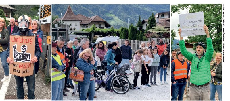 Protest in Rabland: „Die Landesregierung soll und muss rasch handeln.“ 